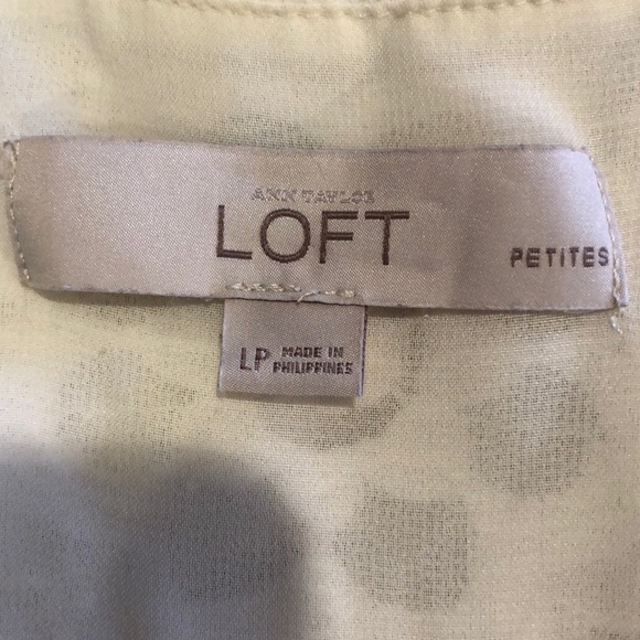 Loft Floral Lace Tank Blouse LP - Picture 4 of 5